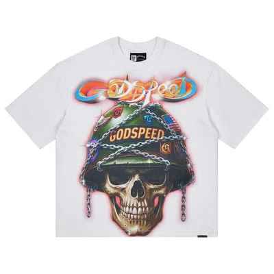Pre-owned Godspeed Badges Of Honor T-shirt 'snow' | White | Men's Size M
