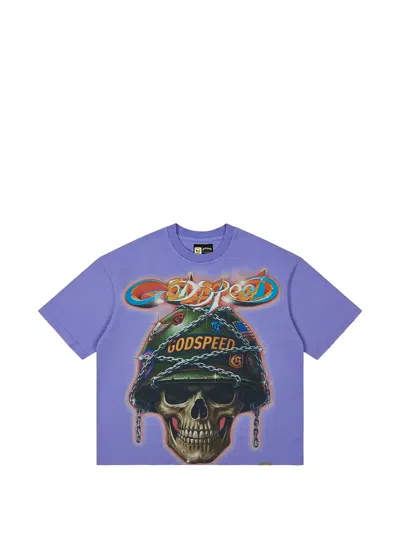 Godspeed Badges Of Honor T-shirt In Blue