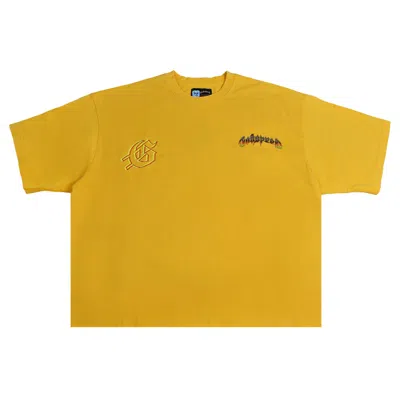Pre-owned Godspeed Biker Nation Tee 'mustard Yellow' | Men's Size M