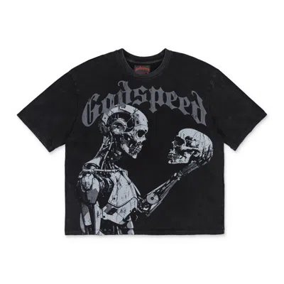 Godspeed Black/grey Mankind Vs All T-shirt