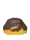 Godspeed Bleached-effect Sweatshirt In Brown