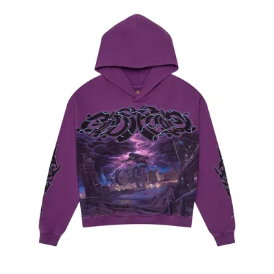 Pre-owned Godspeed B.m.x. Hoodie 'purple' | Men's Size L