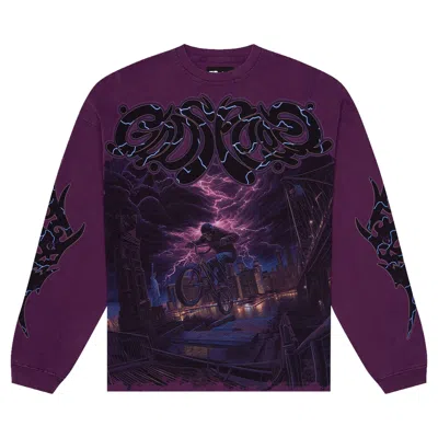 Pre-owned Godspeed B.m.x Long-sleeve T-shirt 'purple' | Men's Size S