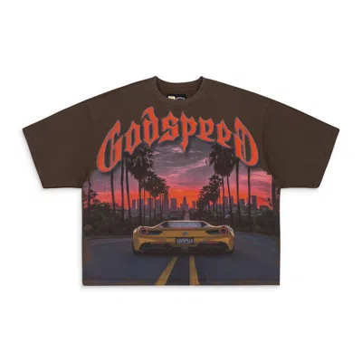 Godspeed Brown Sunset Boulevard T-shirt