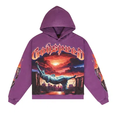 Pre-owned Godspeed Burnt Bridges 'grape' | Purple | Men's Size Xs