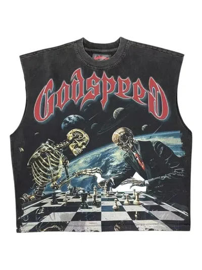 Godspeed Checkmate Sleeveless T-shirt In Multi