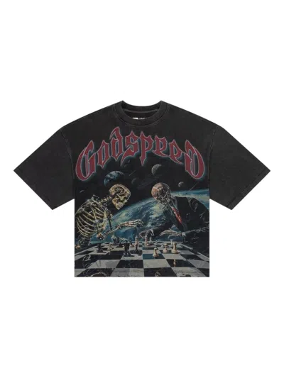 Godspeed Checkmate T-shirt In Black