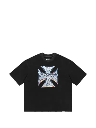 Godspeed Chrome Motto Graphic-print T-shirt In Black