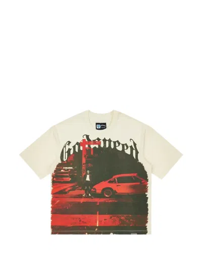 Godspeed City Slicker Graphic-print T-shirt In Neutral