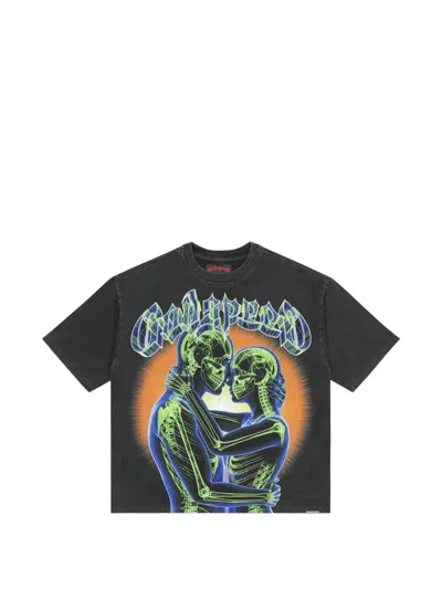Godspeed Cosmic Love Graphic-print T-shirt In Black