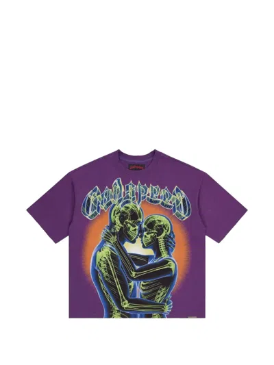 Godspeed Cosmic Love Graphic-print T-shirt In Purple