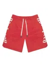 Godspeed Courtside Drawstring Shorts In Red