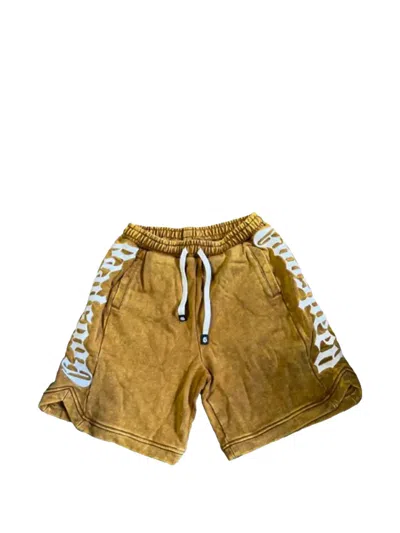 Godspeed Courtside Logo-print Shorts In Brown