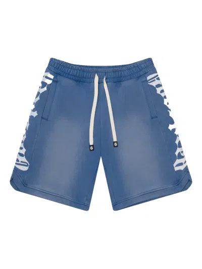 Godspeed Courtside Print Shorts In Blue