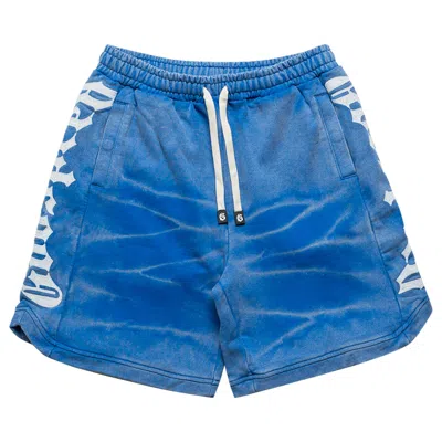 Pre-owned Godspeed Courtside Shorts 'blue Tie Dye' | Men's Size S