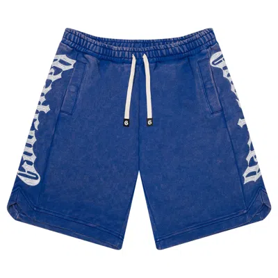 Pre-owned Godspeed Courtside Shorts 'royal Wash' | Blue | Men's Size Xxl