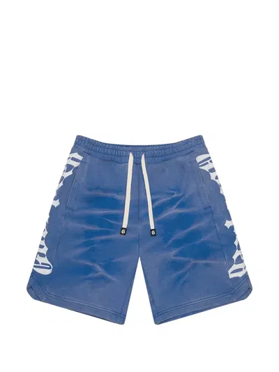 Godspeed Courtside Tie-dye Shorts In Blue