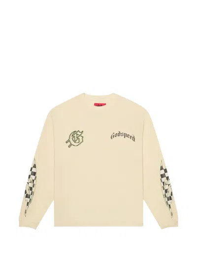 Godspeed Crash Out Long-sleeved Sweatshirt In Brown