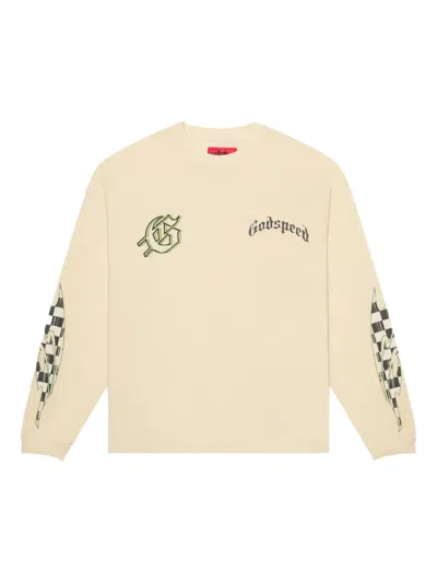 Godspeed Crashout Ls Long-sleeve T-shirt In Neutral