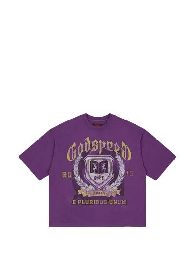 Godspeed Crest T-shirt In Purple