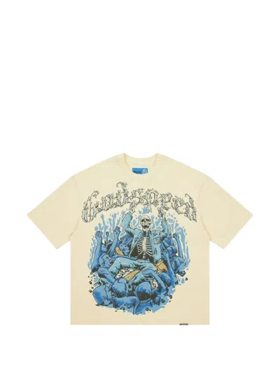 Godspeed Crowd Surf Graphic-print Cotton T-shirt In White
