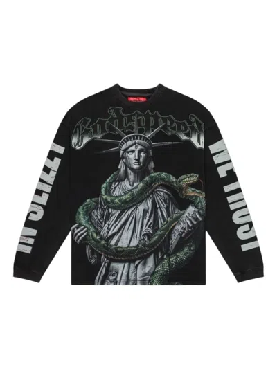 Godspeed Digital Art Long Sleeve Sweatshirts In Multi