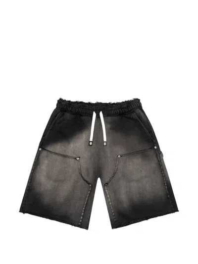 Godspeed Distressed Carpenter Shorts In Black