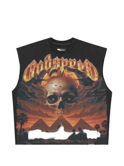 Godspeed Echoes Empire Graphic-print T-shirt In 블랙