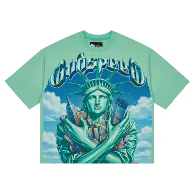 Pre-owned Godspeed Empire Guardian Tee 'aqua' | Green | Men's Size L