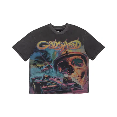 Pre-owned Godspeed F1 Dreams T-shirt 'grey Wash' | Men's Size L