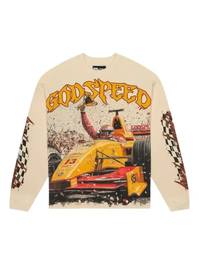 Godspeed F1 Finishline Long-sleeves T-shirt In Neutral