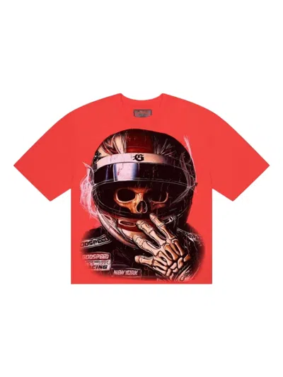 Godspeed F1 World Cup Skull-print T-shirt In Red