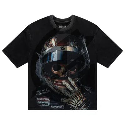 Pre-owned Godspeed F1 World Cup T-shirt 'black Wash' | Men's Size S
