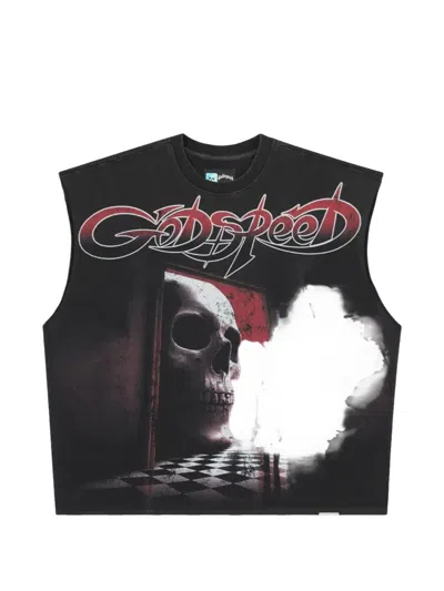 Godspeed Fate's Doorstep Sleeveless T-shirt In 블랙
