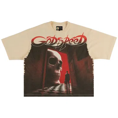 Pre-owned Godspeed Fate's Doorstep Tee 'bone' | Cream | Men's Size M