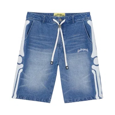Pre-owned Godspeed Fémur Denim Shorts 'blue' | Men's Size 34