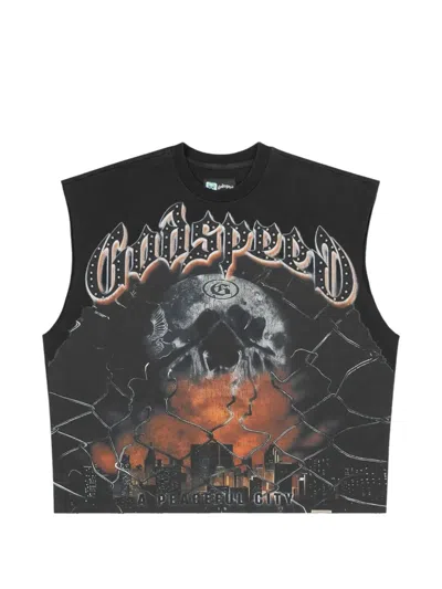 Godspeed Fences Graphic-print T-shirt In Black