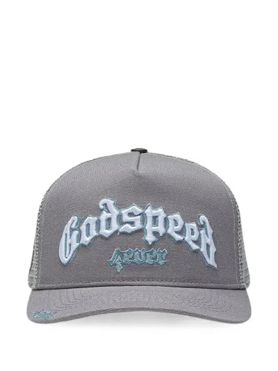 Godspeed Forever Mesh-panel Trucker Hat In Gray