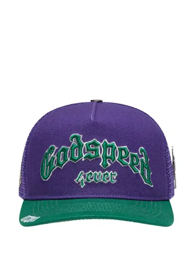 Godspeed Forever Trucker Cap In Purple