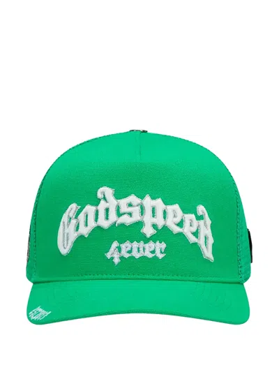 Godspeed Forever Trucker Cap In Green