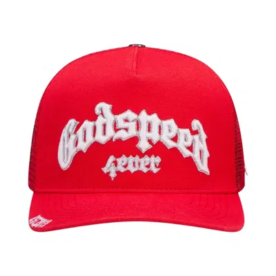 Pre-owned Godspeed Forever Trucker Hat 'cherry' | Red | Men's Size Onesize