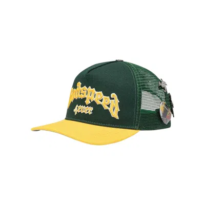 Pre-owned Godspeed Forever Trucker Hat 'green Yellow' | Multi-color | Men's Size Onesize