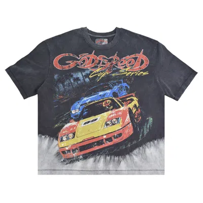 Pre-owned Godspeed F.t.w Tee 'washed Black' | Men's Size Xxl