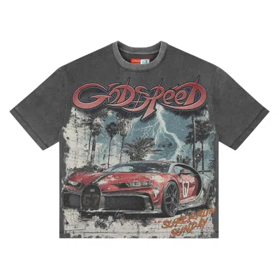 Pre-owned Godspeed Gatti Miami Superrun 'grey Wash' | Men's Size M In Gray