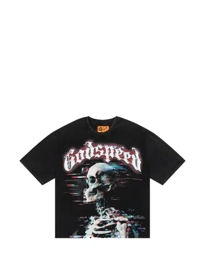 Godspeed Glitch Skeleton T-shirt In 블랙