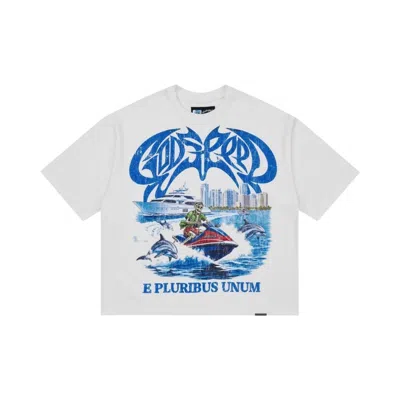 Pre-owned Godspeed Gmyc Wave Runner T-shirt 'white' | Men's Size Xs