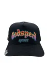 Godspeed Gradient-logo Embroidered Trucker Cap In Black
