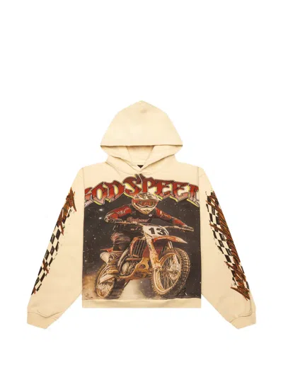 Godspeed Graphic Hoodie In Neutral