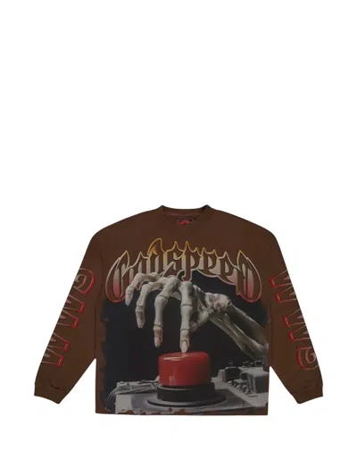 Godspeed Graphic Sweatshirt In Brown