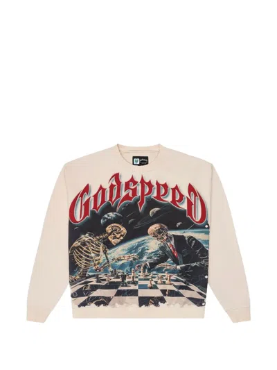 Godspeed Graphic Sweatshirt In Neutral